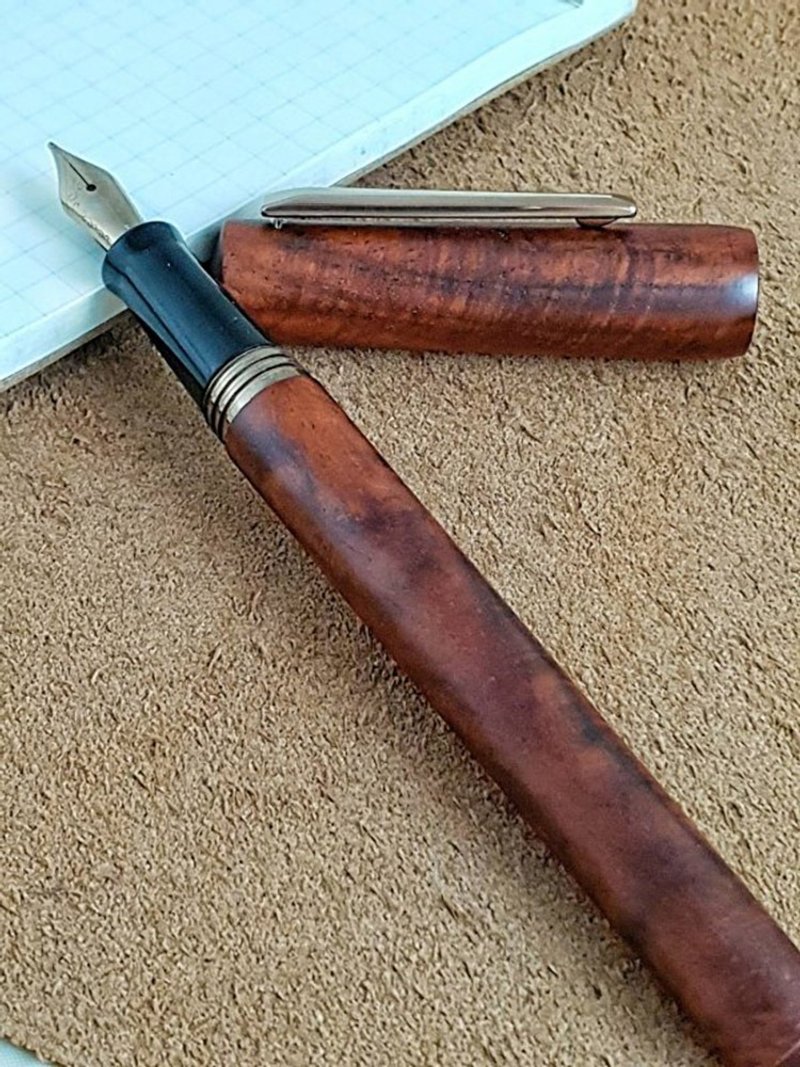 【隐士】大红酸枝手工木质钢笔 - 钢笔 - 木头 