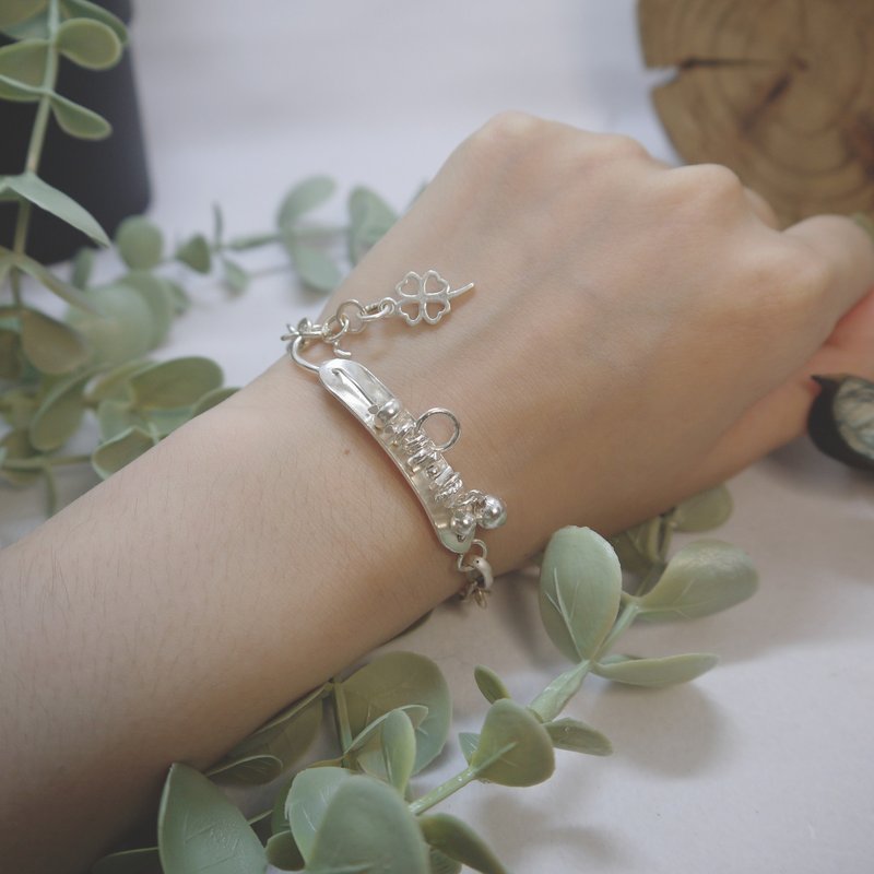 穗浪的联想纯银项链 - 手链/手环 - 纯银 银色