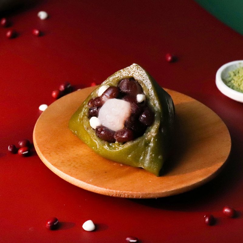 2023【 端午节礼盒 】抹茶红豆/桂花苹果/香芋肉丸/咸蛋肉燥 - 熟食小吃 - 纸 红色