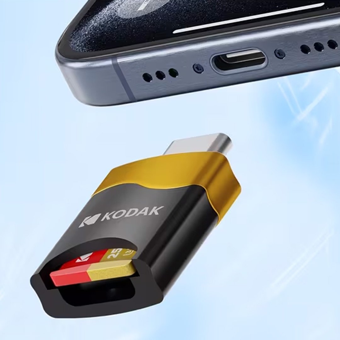 【Kodak 柯达】USB-C T330 3.0 TF专业高速读卡器 - 其他 - 其他金属 黑色