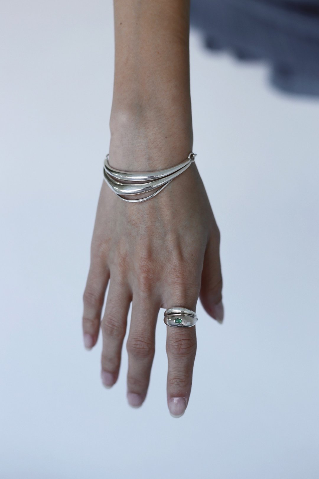 Waterfall Bracelet 瀑布手环 - 手链/手环 - 纯银 银色