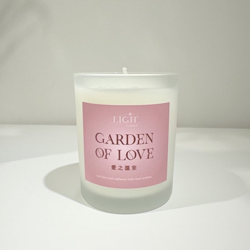 【 Light Candle 】Garden of Love 爱之温室 | 天然大豆蜡精油 - 蜡烛/烛台 - 蜡 透明