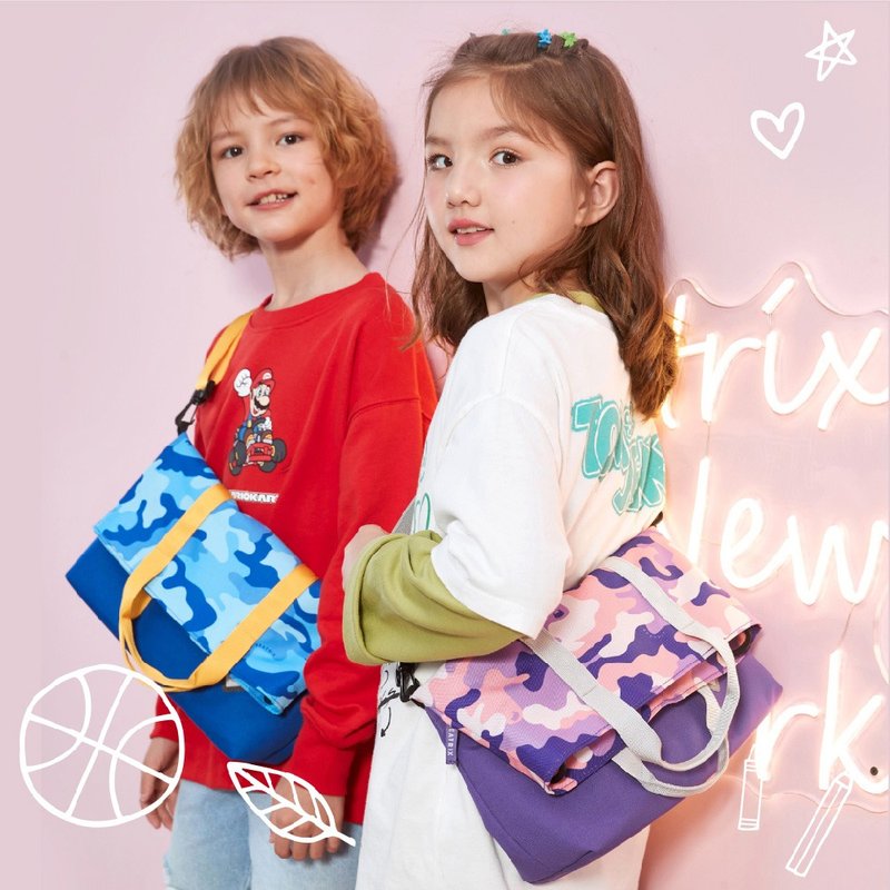 BEATRIX NEW YORK 美式休闲国小防泼水折叠两用补习袋 - 手提包/手提袋 - 聚酯纤维 多色