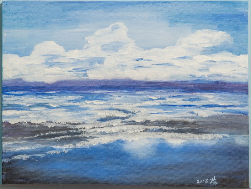 蔡淑茹创作   天空之镜 - 海报/装饰画/版画 - 其他材质 