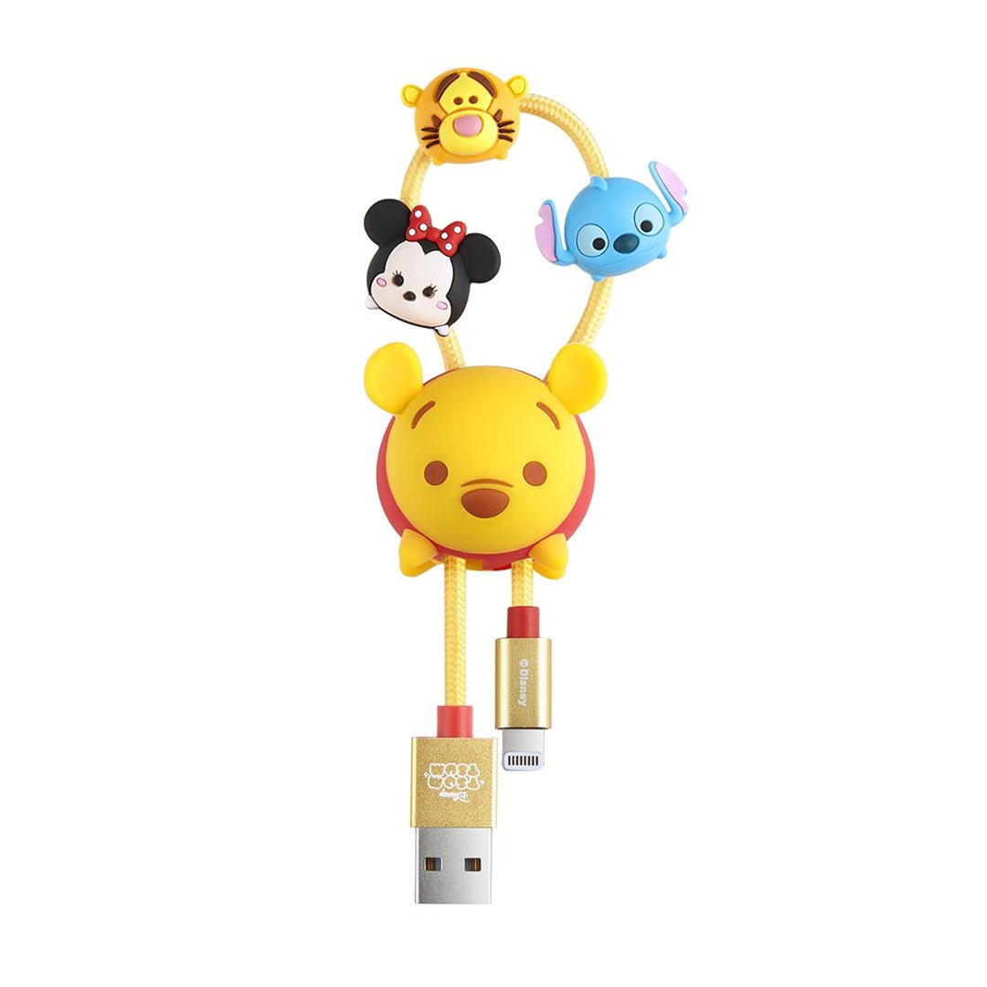 InfoThink TSUM TSUM iPhone/iPad快充传输线-维尼 - 充电宝/传输线 - 硅胶 