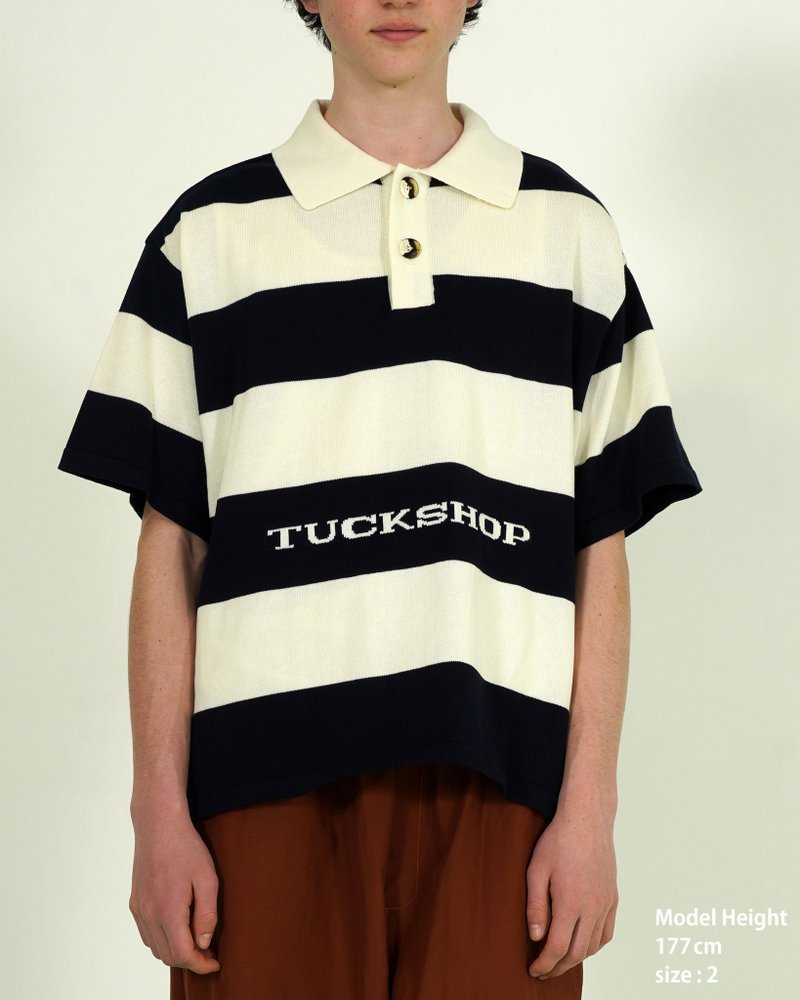 棉质针织衫 / 橄榄球衫风格 - 女装针织衫/毛衣 - 棉．麻 黑色