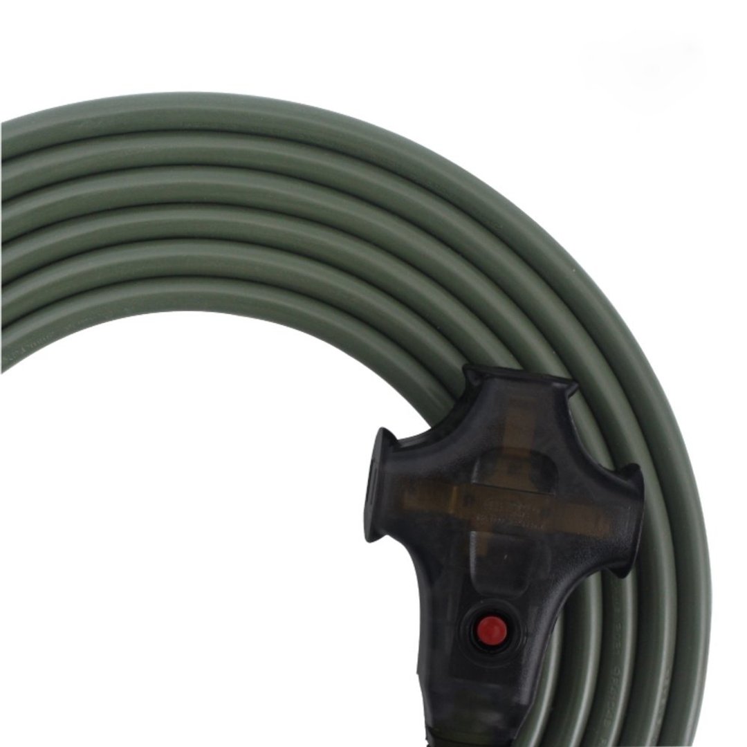 ADAMOUTDOOR 户外延长动力线20M (ADPW-EC20MG)军绿色 - 其他 - 塑料 