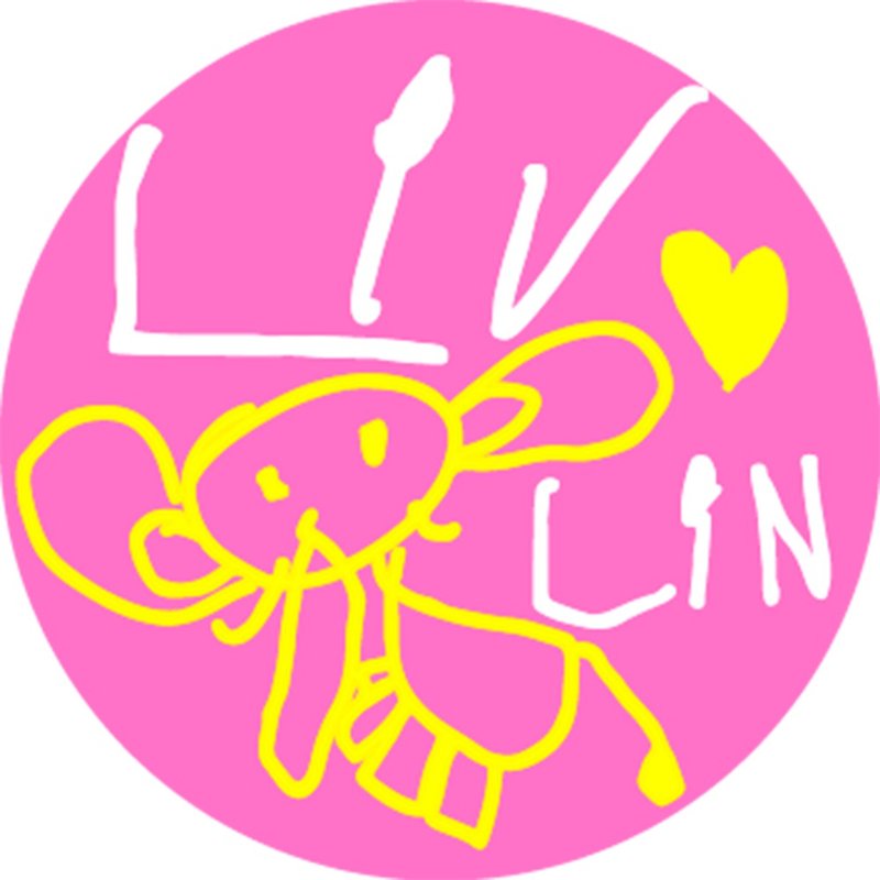 客订图案_圆形珠光贴纸上亮膜贴纸款_500张 - 贴纸 - 纸 粉红色