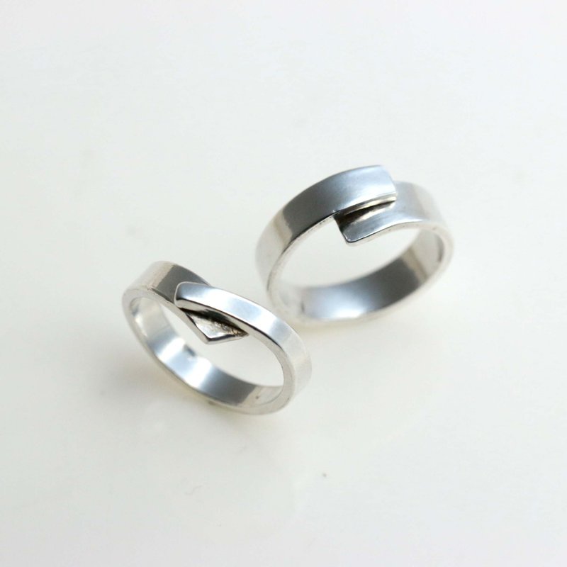 台北金工体验 I 萦绕戒 I 手作银戒指 - 金工/饰品 - 银 