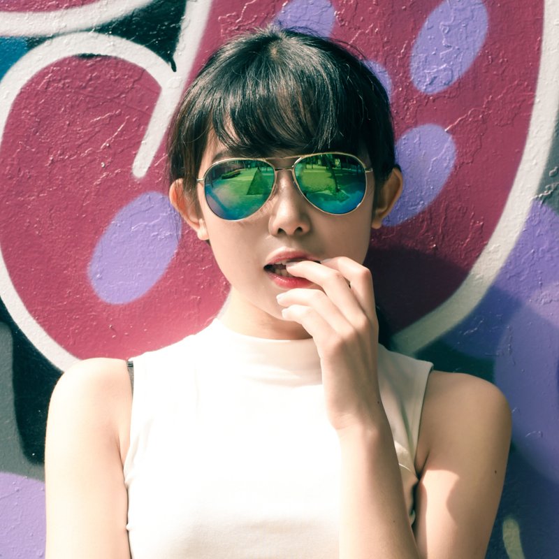 绯络(FILO) AVATAR 水蓝飞行员墨镜 - 眼镜/眼镜框 - 其他金属 