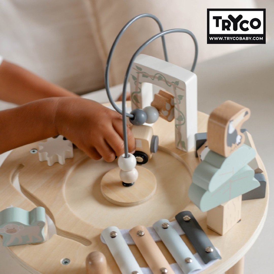 官方直营快速出货【Tryco】木质探索桌 - 玩具/玩偶 - 木头 多色