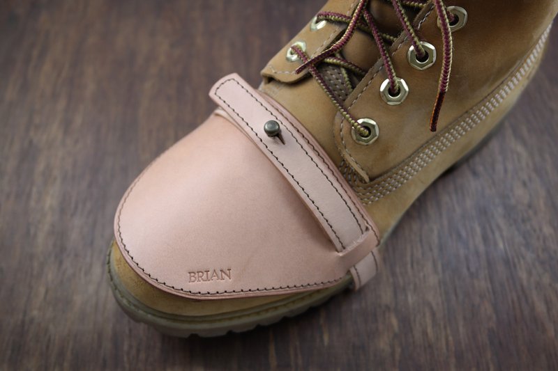 APEE皮手工~打档专用鞋套~素面原色革 - 其他 - 真皮 