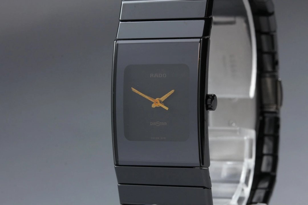 近全新 Rado D-Star 205 0296 3 陶瓷 黑色 石英 女表 - 女表 - 其他金属 黑色