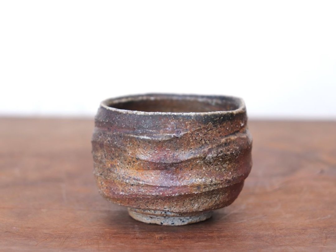 备前烧酒杯 gi-044 - 酒杯/酒器 - 陶 咖啡色