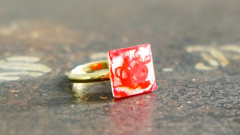 幸运红线 - 戒指 - 其他材质 红色