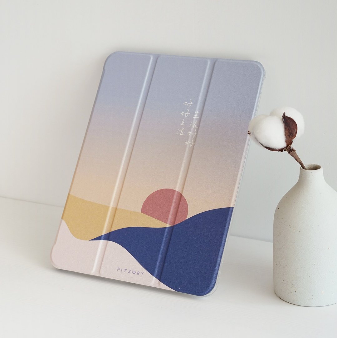 【FITZORY】日常系列款 - Sunrise | iPad壳 - 平板/电脑保护壳 - 塑料 蓝色