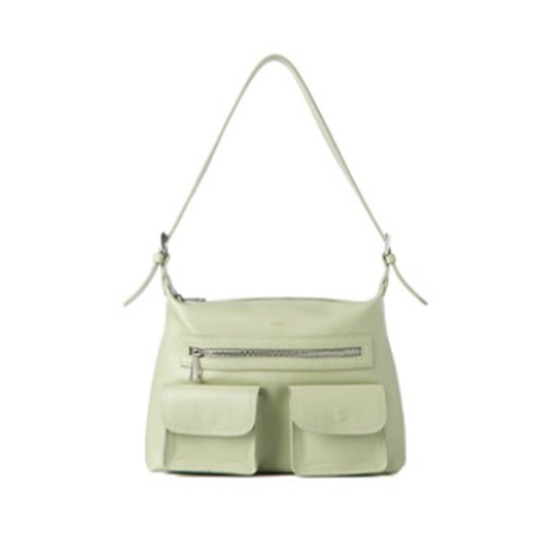 韩国ANDY BAG | 绿色 | 大容量 手袋 单肩包 - 侧背包/斜挎包 - 人造皮革 绿色