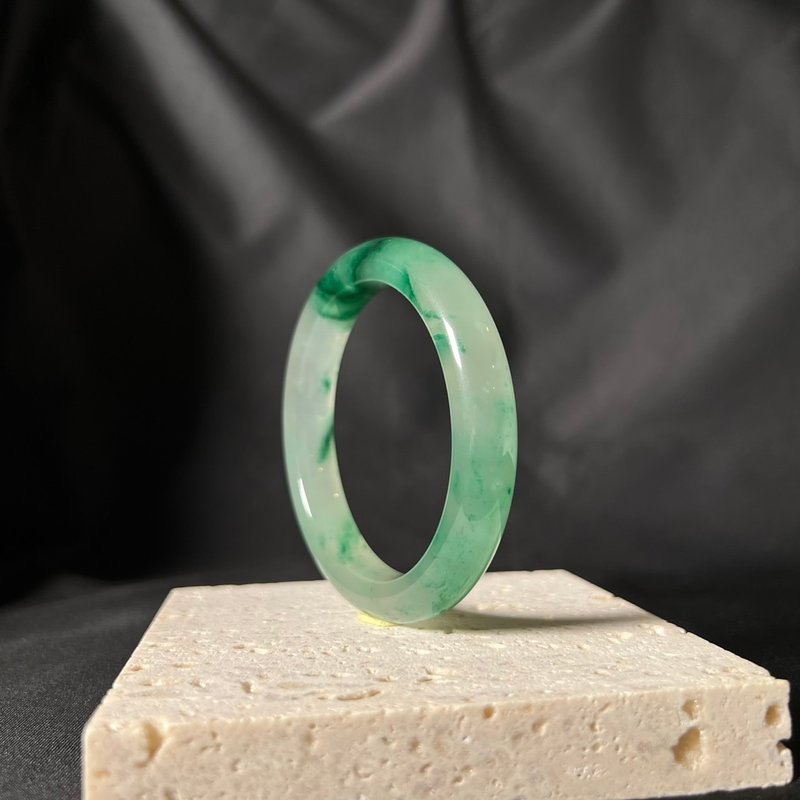 非洲翠手镯 2442 #18.3 - 手链/手环 - 玉石 绿色