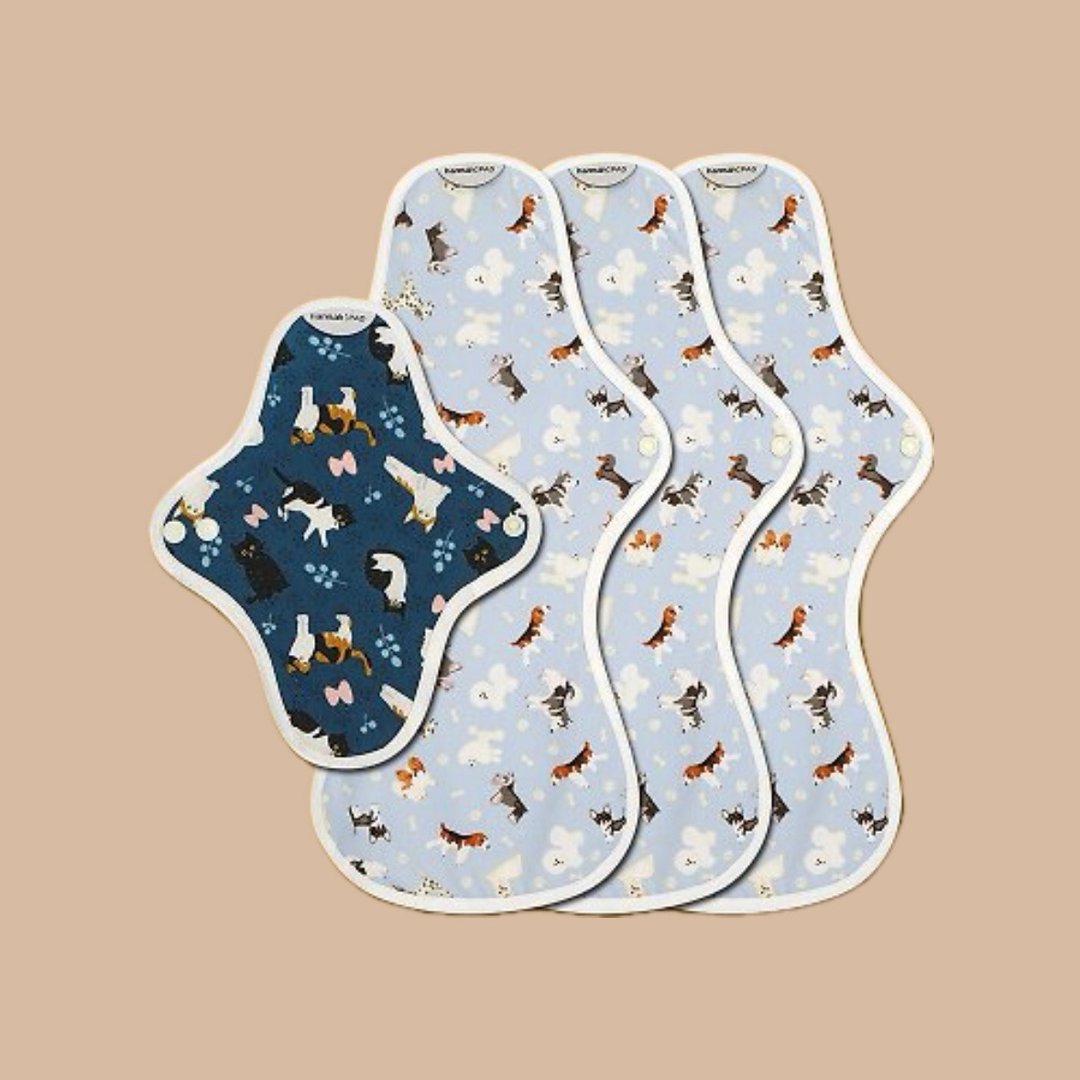 【韩国hannahpad】夜用加长36cm三片送21cm一片套组 - 其他 - 棉 多色