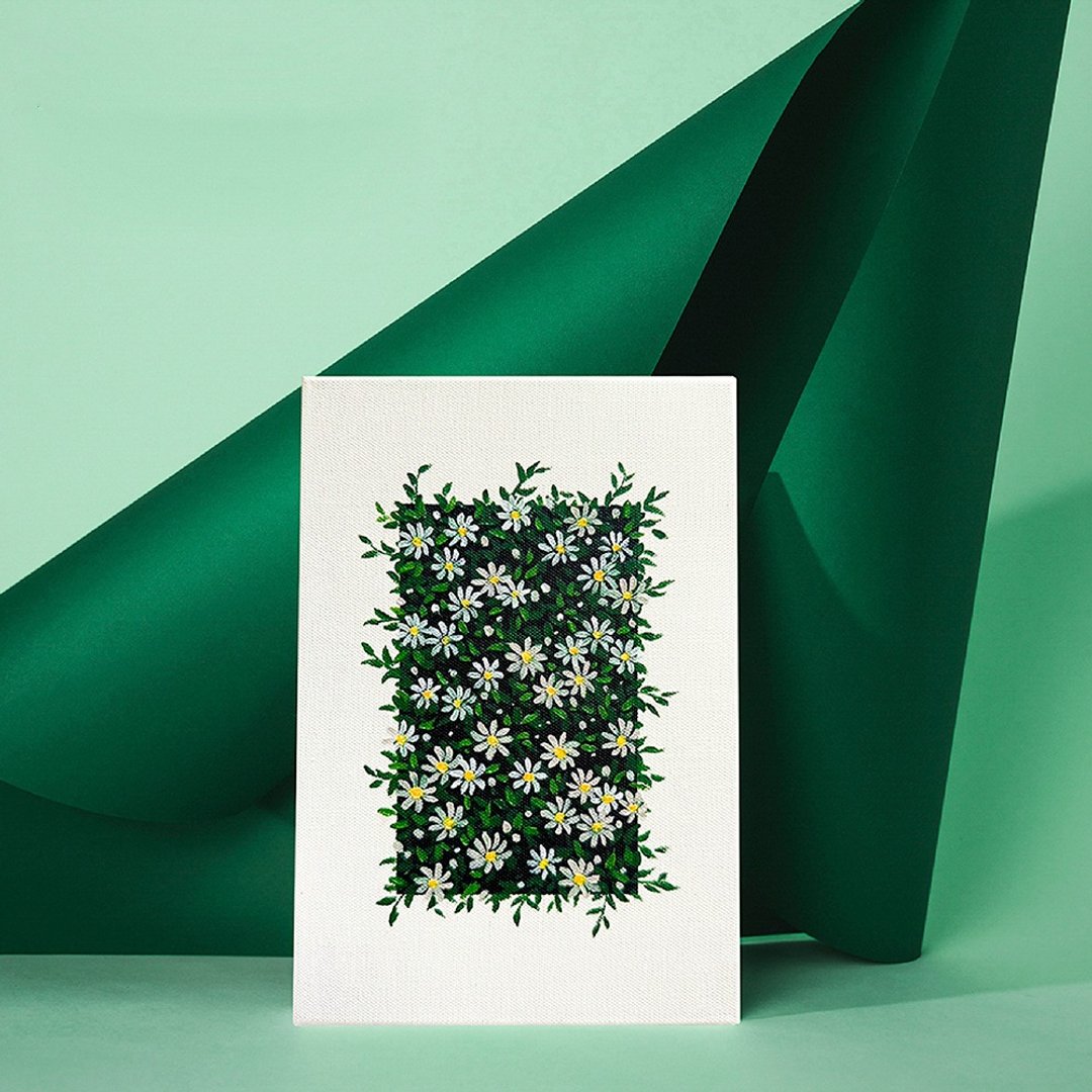 【体验】台中油画体验课程/画中繁夏/台中画室 - 插画/绘画/写字 - 棉 