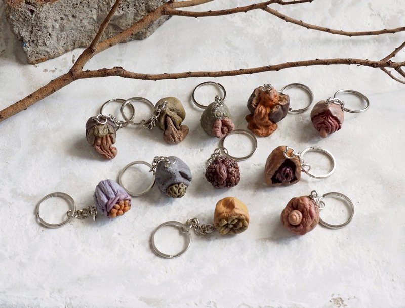 果子系列-沃若果迷你版/吊饰/摆饰/雕塑公仔/原创手作手绘 - 摆饰 - 树脂 