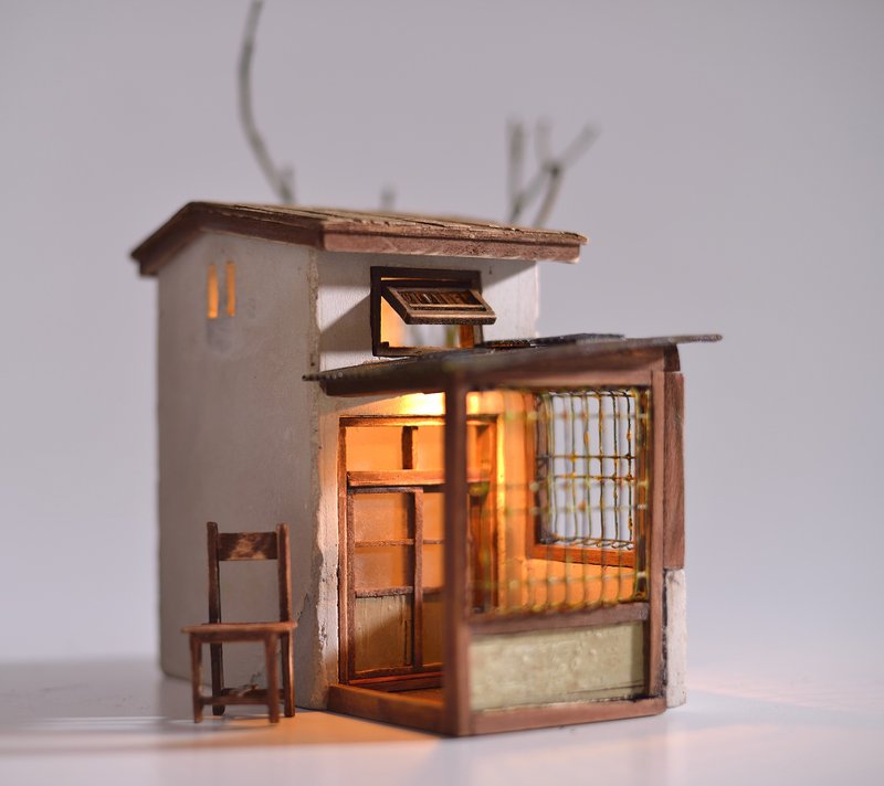 老屋创作--老铁窗屋(订制) - 摆饰 - 水泥 咖啡色