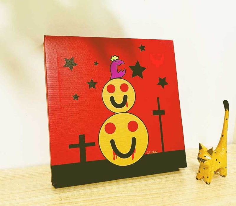 流血饼干│无框画canvas print - 海报/装饰画/版画 - 木头 