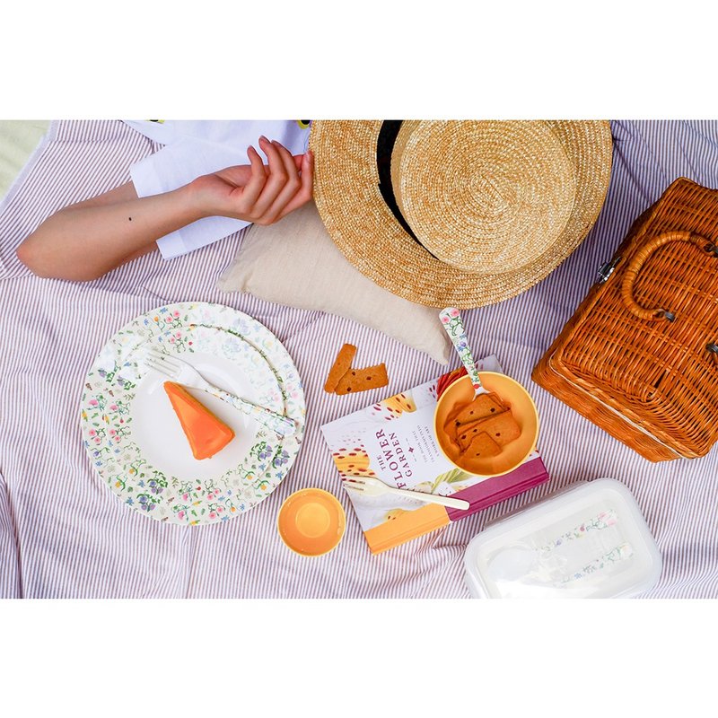 The Potters Home SPOON 5.5" BLOSSOM - 餐刀/叉/匙组合 - 其他材质 黄色