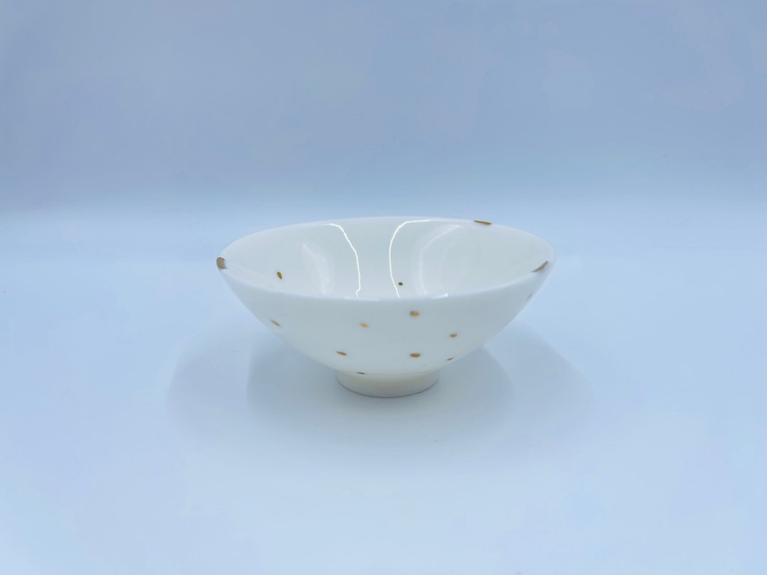 描金杯 - 茶具/茶杯 - 瓷 白色