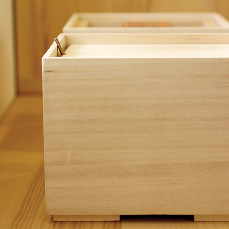 桐木蔬菜收纳盒，小号 - 其他 - 木头 咖啡色