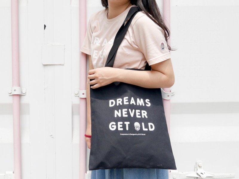 袋走一份不老梦想-手提/肩背托特袋 - 手提包/手提袋 - 其他材质 黑色