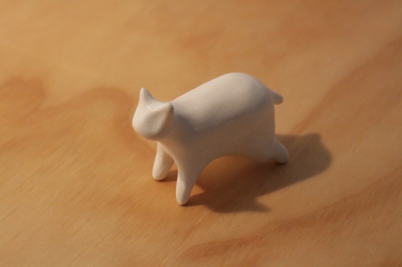 阿肥猫(帮您绘制家中的猫猫斑纹)-30秒走姿阿肥 - 花瓶/陶器 - 瓷 