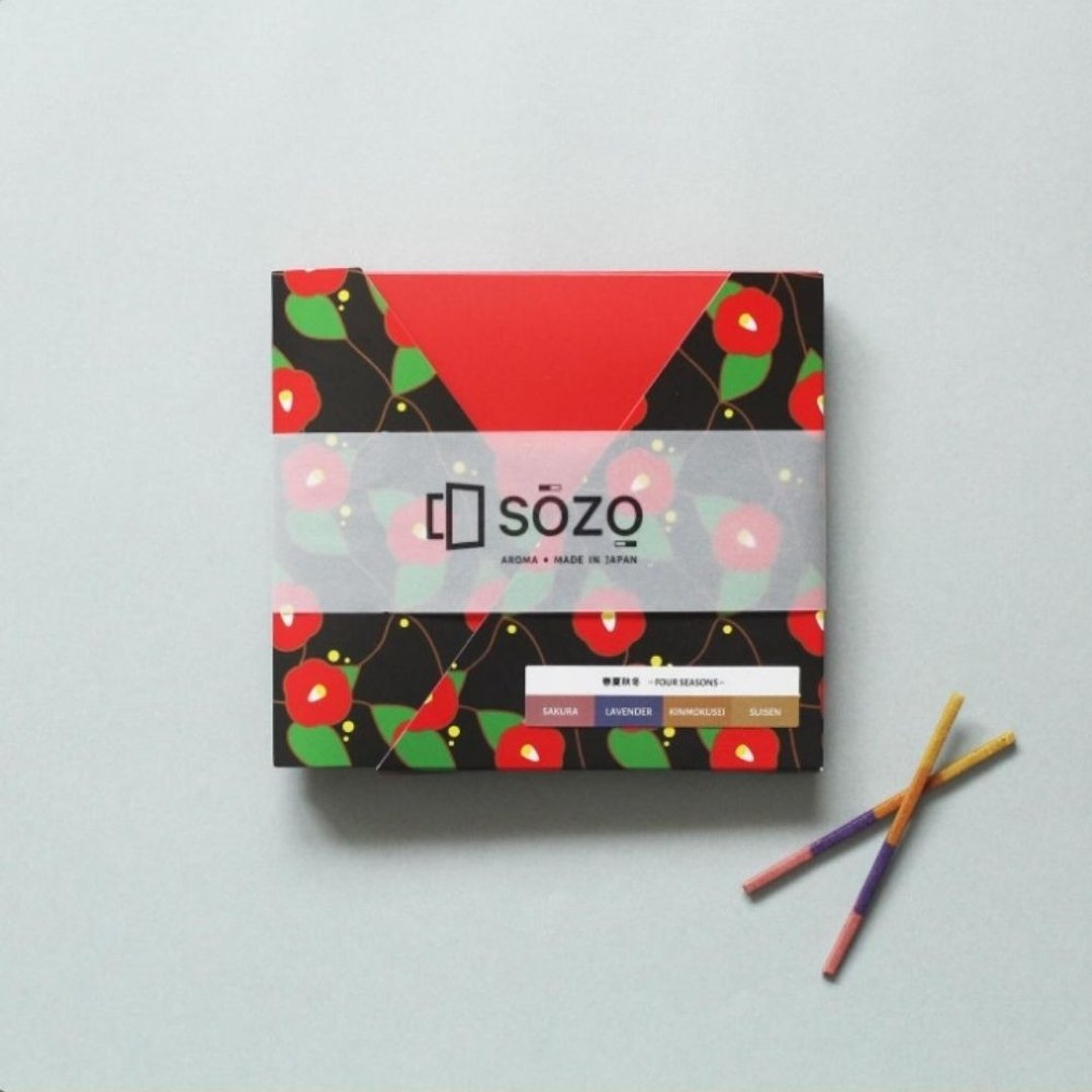 日本制【SOZO】计时线香  - 春夏秋冬 - 香薰/精油/线香 - 浓缩/萃取物 多色