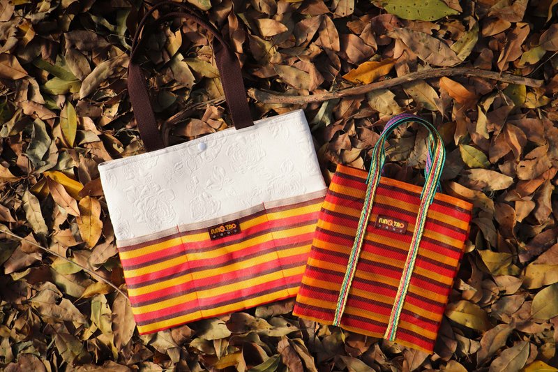 茄芷风格袋(大尺寸) - 手提包/手提袋 - 塑料 咖啡色