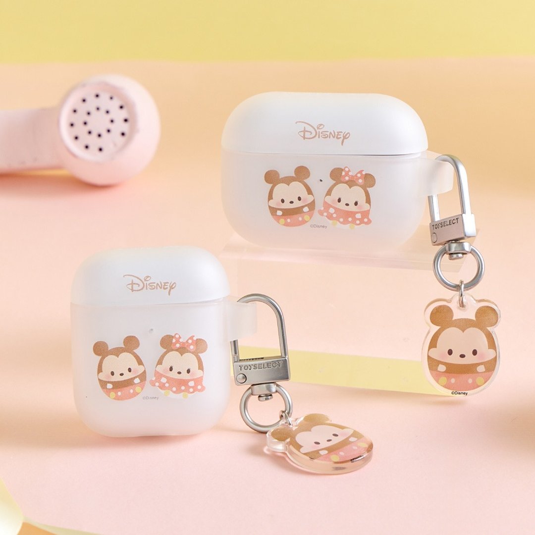 Disney Ufufy-米奇与米妮款强悍防摔AirPods保护套(附吊饰) - 耳机收纳 - 塑料 多色