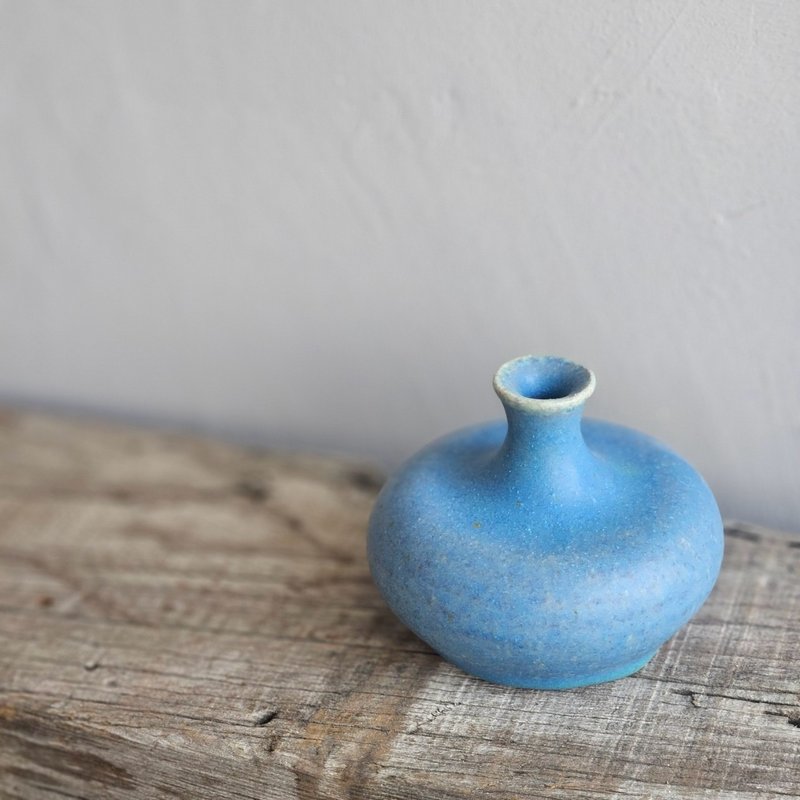 湖水蓝 花器 花瓶 - 花瓶/陶器 - 陶 蓝色