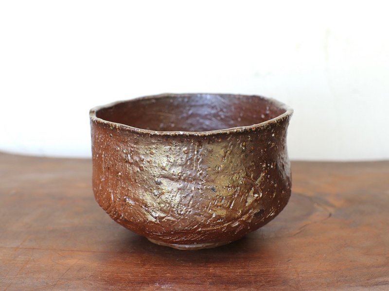 备前烧茶碗 TY-030 - 碗 - 陶 咖啡色