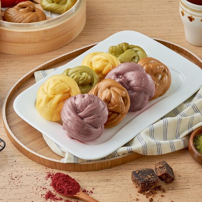 【满面香】恋炼彩虹卷-8入装 - 面包/吐司 - 新鲜食材 