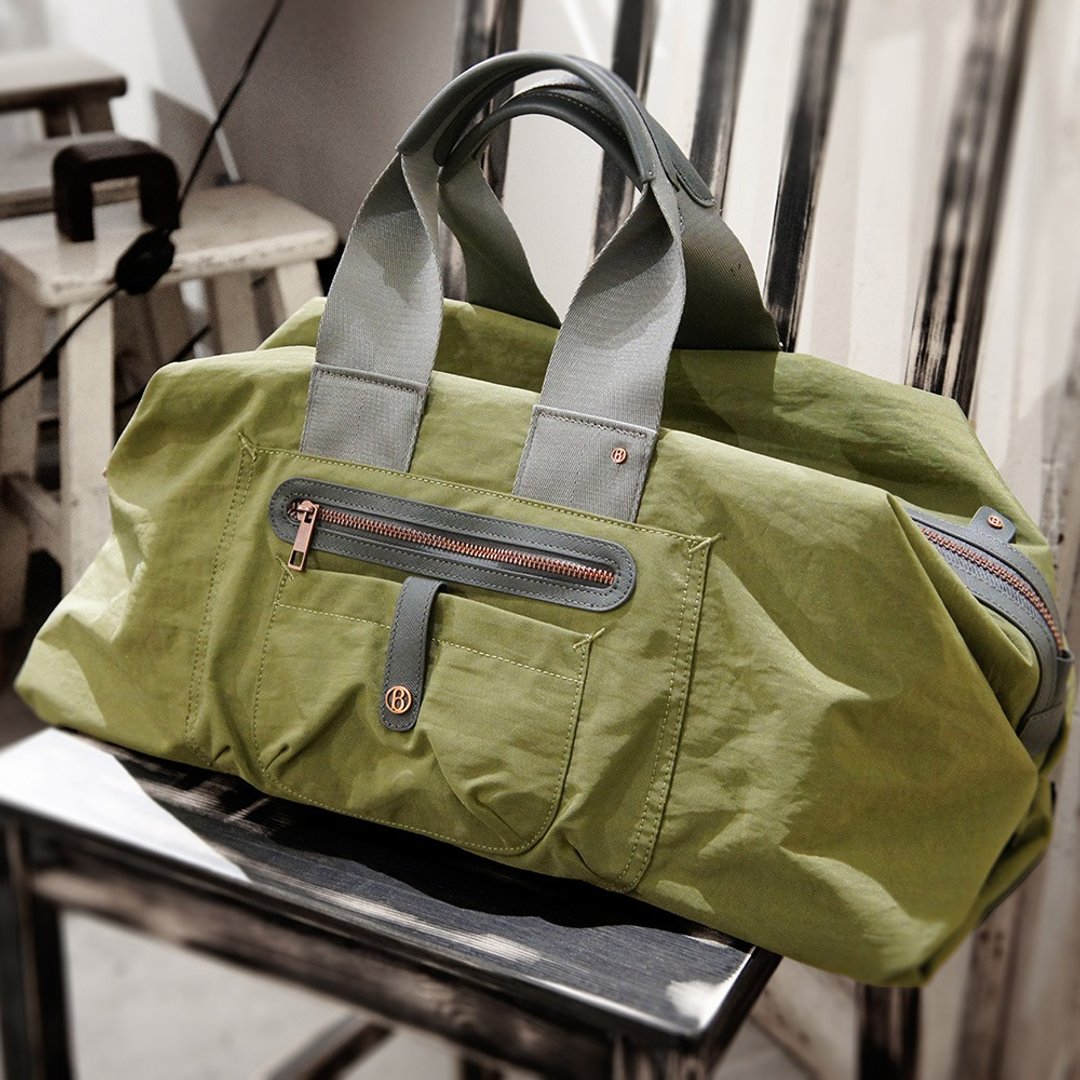BAGMIO PLATO WEEKEND 旅行袋-苔绿 - 侧背包/斜挎包 - 聚酯纤维 绿色