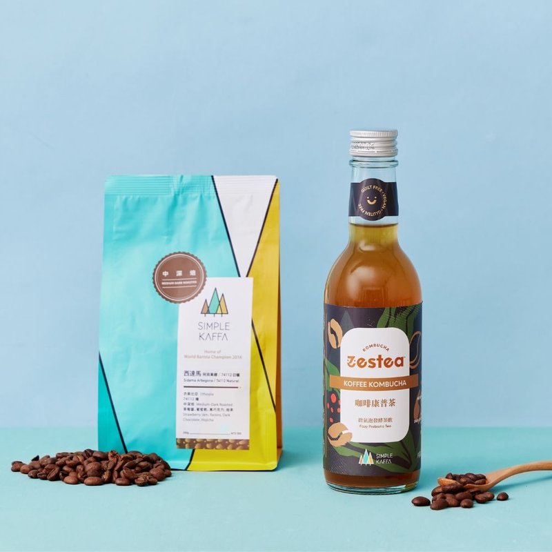 Zestea X Simple Kaffa兴波咖啡 Koffee Kombucha 咖啡康普茶 - 茶 - 新鲜食材 白色