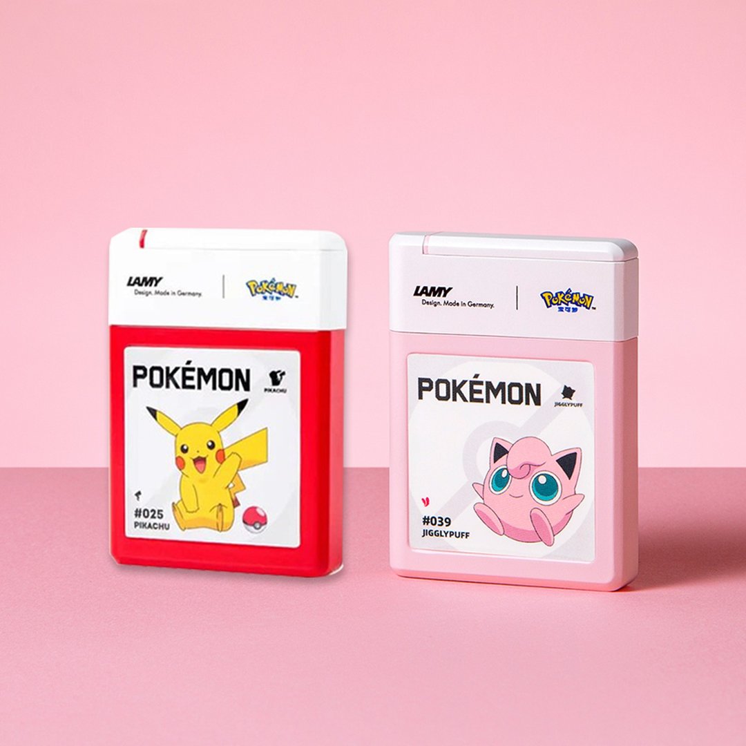 LAMY X POKÉMON / 卡式墨水管黑色 / 联名限量 －皮卡丘+胖丁 - 墨水 - 纸 黑色