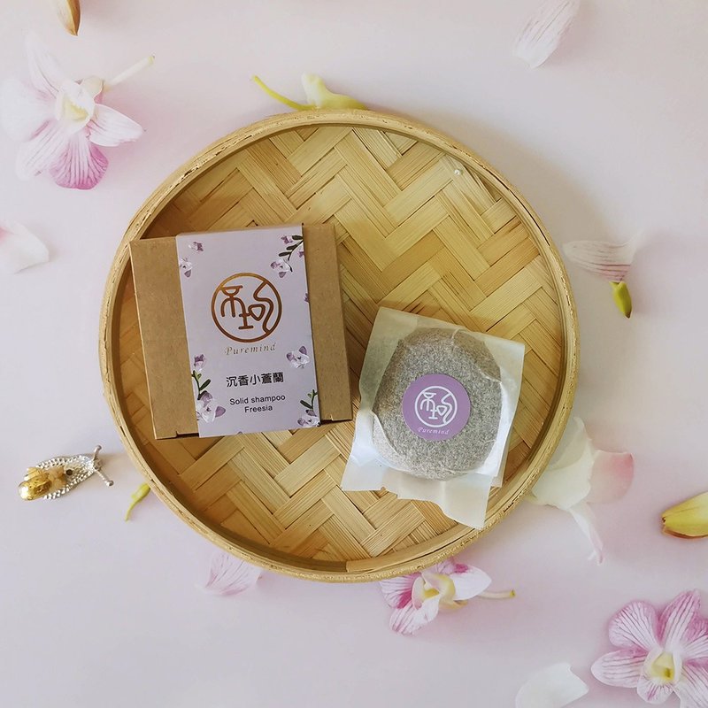 沉香小苍兰洗发饼60g-固态洗发精 - 洗发用品 - 精油 咖啡色