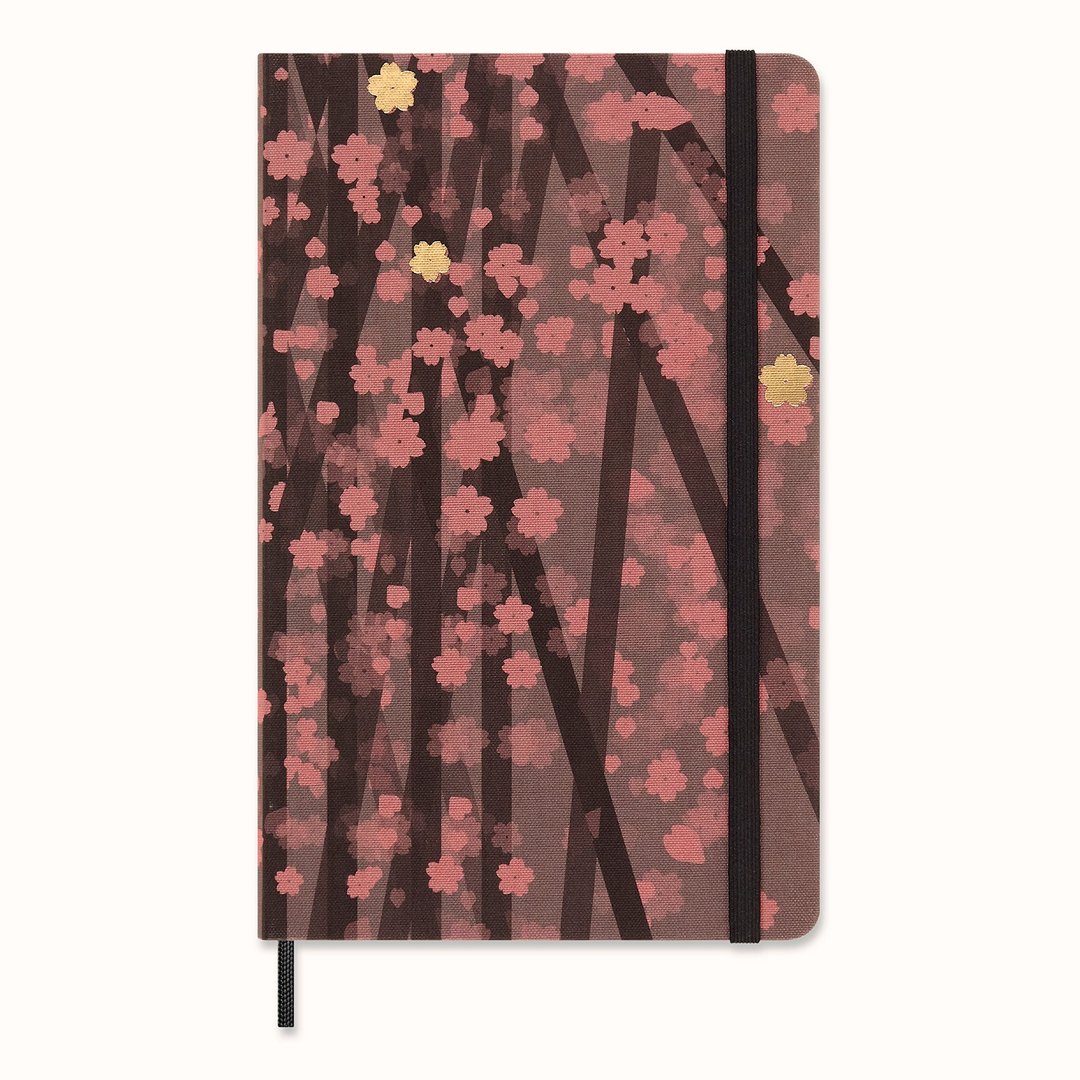 _勿上架_MOLESKINE 津村耕佑樱花布面笔记本 L型 横线 - 笔记本/手帐 - 纸 多色