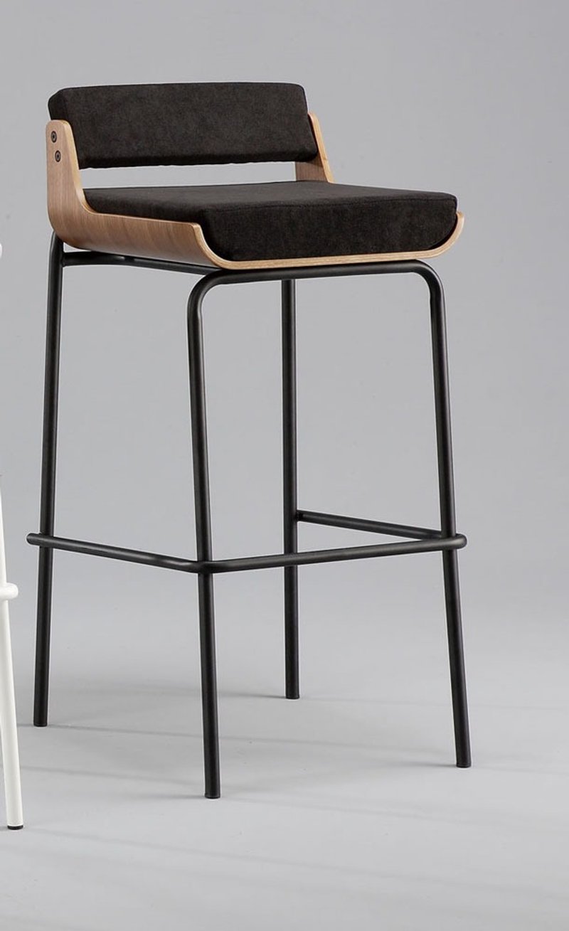 TS-168-2曲木座台椅 - 椅子/沙发 - 其他金属 黑色