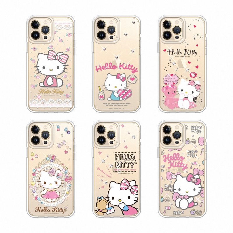 三丽鸥 iPhone 13全系列 轻薄军规防摔彩钻手机壳-凯蒂款多款02 - 手机壳/手机套 - 其他材质 多色