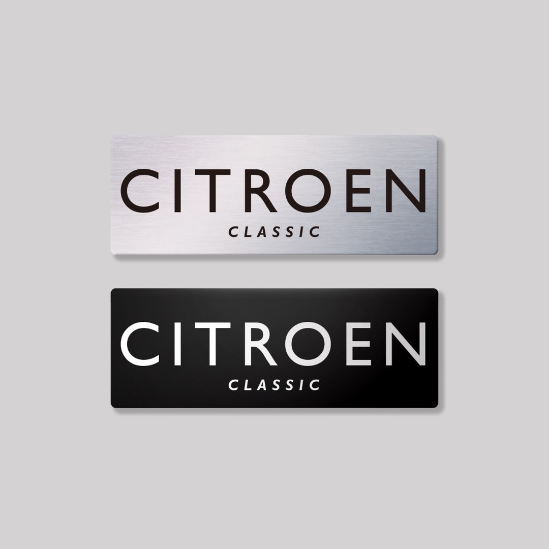 CITROEN/CLASIC/铝牌饰贴 SunBrother孙氏兄弟 - 贴纸 - 铝合金 