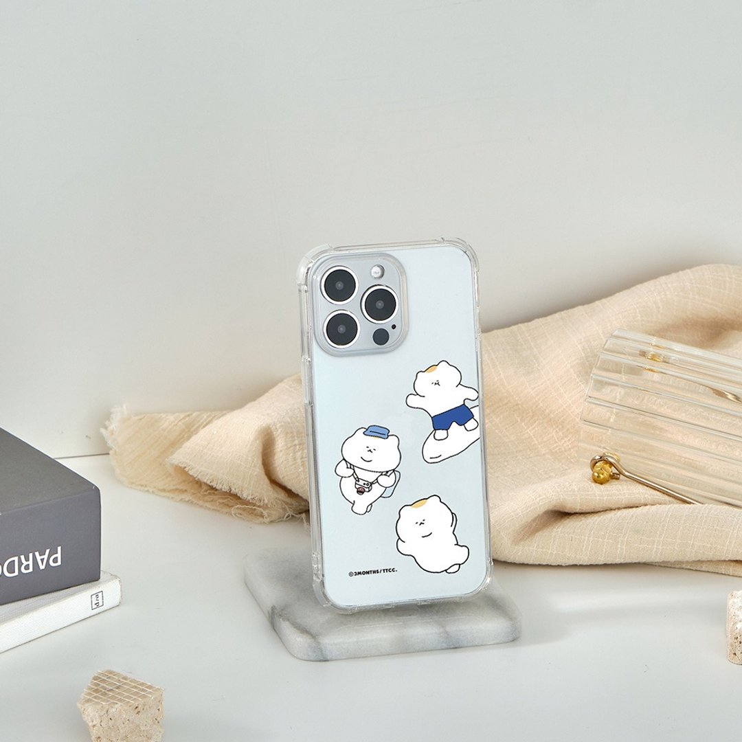3MONTHS放假冲浪全气囊防摔iPhone手机壳 - 手机壳/手机套 - 塑料 透明