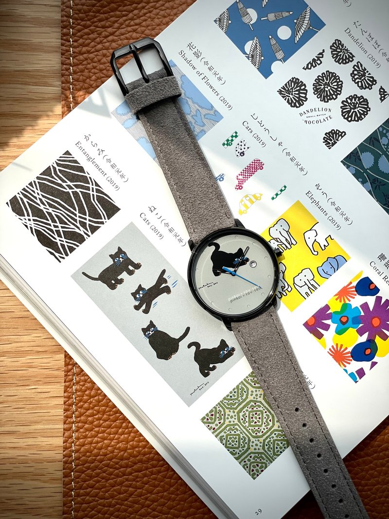 【Pinkoi x SOU・SOU】 39mm日本石英机芯手表 (日期显示功能) - 男表/中性表 - 不锈钢 黑色