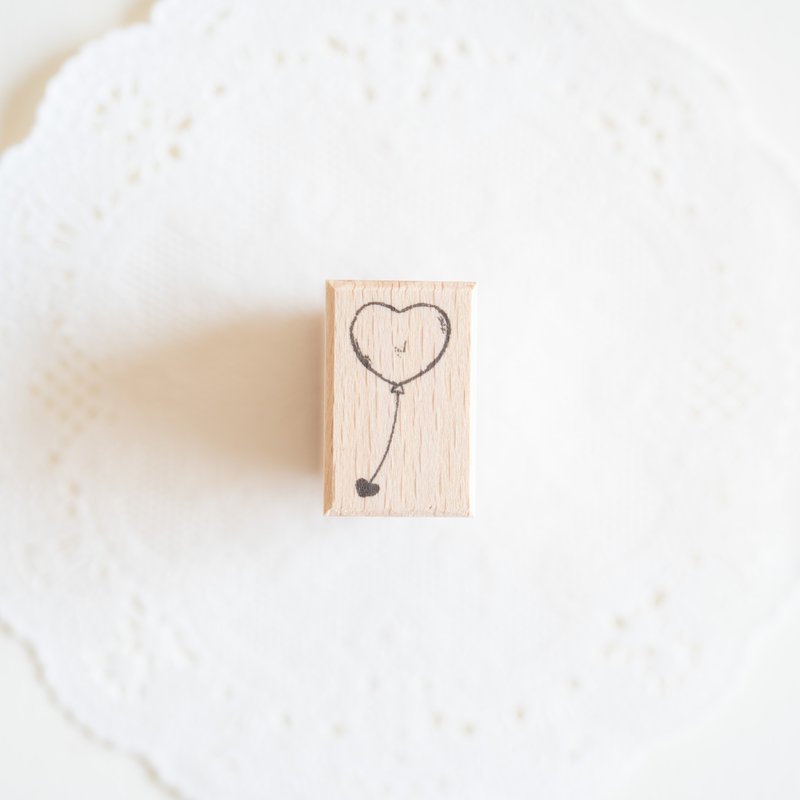 心形气球 - 印章 - 印章/印台 - 橡胶 咖啡色