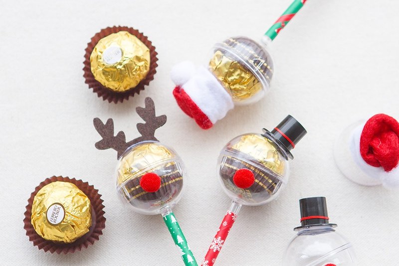 圣诞节糖果棒(金莎巧克力) 3款可挑 生日分享 耶诞糖果 儿童 礼物 - 零食/点心 - 新鲜食材 多色